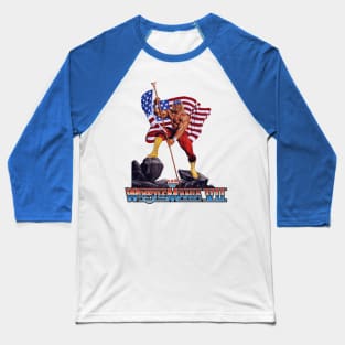 Hulk Wrestlemania VII Baseball T-Shirt